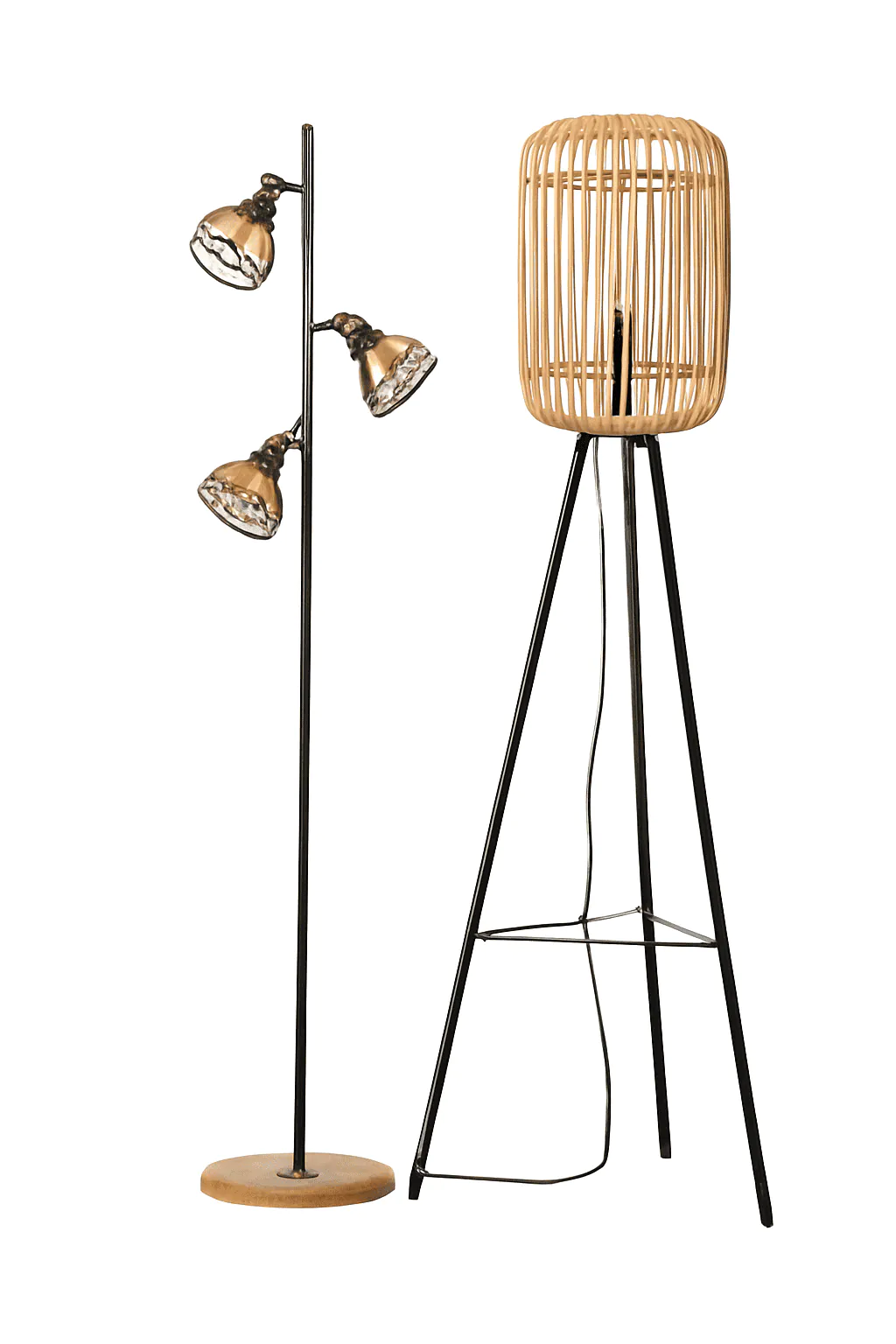 Lampadaires salon Brilliant 