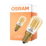 Osram Vintage 1906 LED Special Shapes E14 Tubular Ambre 2.8W 250lm - 822 Blanc Très Chaud | Dimmable - Équivalent 25W