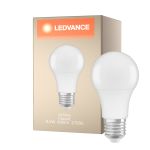 Ledvance Classic LED E27 Poire Dépolie 8.5W 806lm - 827 Blanc Très Chaud | Équivalent 60W