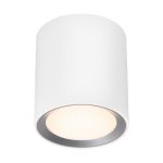 Nordlux Plafond Spot Landon 14 Métal Blanc 6.5W 600lm - 827 Blanc Très Chaud | IP44 - 3 Niveaux De Gradation Dimmable
