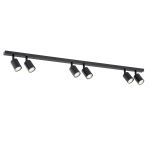 Emibig Plafonnier Flash Acier Noir | Convient pour 6x GU10 - Max 8W