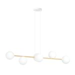Emibig Suspension Luminaire Gravity Acier Blanc | Convient pour 6x E14 - Max 10W