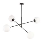 Emibig Suspension Luminaire Linéaire Acier Noir | Convient pour 4x E14 - Max 10W
