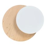 Emibig Applique Murale Cercle Acier Blanc | Convient pour 1x G9 - Max 8W