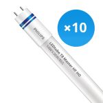 Lot 10x Philips Tube LED T8 MASTER (HF) High Output 14W 2100lm - 865 Lumière du Jour | 120cm - Équivalent 36W