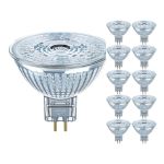 Lot 10x Osram Performance Spot LED Réflecteur GU5.3 MR16 5W 345lm 36D - 927 Blanc Très Chaud | Meilleur Rendu Des Couleurs - Dimmable - Équivalent 35W