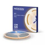 Noxion Rubans LED Naga 5 Mètre 24V - 320LEDs/m - COB - 8W/m - 927 Blanc Très Chaud | 8mm - IP65 - Meilleur Rendu Des Couleurs