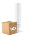 Lot 10x Ledvance Dulux D/E LED 10W - 840 Blanc Froid | 4-Pins - Équivalent 26W