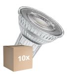 Lot 10x Ledvance LED PAR16 GU10 Réflecteur 7W 575lm 60D - 940 Blanc Froid | Meilleur Rendu Des Couleurs - Dimmable - Équivalent 80W