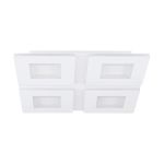 Eglo Plafonnier Padrogia-Z Acier Blanc 9.7W 1170lm - 827-865 Variable Blanc + RGB | IP20 - Zigbee Dimmable