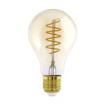 Eglo LED E27 Poire Ambre Filament 7W 700lm - 820-830 Variable Blanc | Dimmable - Équivalent 60W