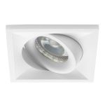 Noxion Encastré Spot D-Flex MR16 inclinable Blanc | Diamètre 70mm - GU10 Culot