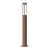 Nordlux Helix Lampe sur pied Acier Corten Brun | 150mm - IP44 - Convient pour GU10