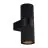 Nordlux Kyklop Applique Murale Aluminium Noir Up & Down | Convient pour 2x GU10