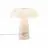 DFTP by Nordlux Lampe De Chevet Glossy Marbre et Verre Rose | 220mm - Convient pour 1x E14