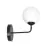 Emibig Applique Murale Pregos Acier Noir | Convient pour 1x E14 - Max 10W