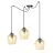 Emibig Suspension Luminaire Level Acier Noir | Convient pour 3x E27 - Max 15W