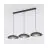 Emibig Suspension Luminaire Skin Acier Noir | Convient pour 3x G9 - Max 8W