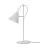 It's about RoMi Lampe De Chevet Lisbon Fer Blanc | Convient pour 1x E14 
