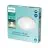 Philips LED Plafonnier Canopus Blanc 17W 1500lm - 827 Blanc Très Chaud | IP44