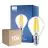 Lot 10x Philips Master Value LED Lustre E14 Boule Filament Claire 3.4W 470lm - 927 Blanc Très Chaud | Meilleur Rendu Des Couleurs - Dimmable - Équivalent 40W