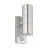 Eglo Applique Murale Riga 5 Acier Inoxydable 2W 250lm - 830 Blanc Chaud | IP44 - Détecteur De Mouvement