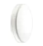 Noxion Hublot LED Econox Blanc 20W 1800lm - 830 Blanc Chaud | 360mm - IP66 - Détecteur de mouvement et de lumière - Éclairage de secours 1 heures 