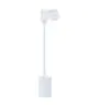 Noxion Spot Sur Rail Suspension Luminaire 3 Phases  Aluminium Blanc | Convient pour 1x GU10