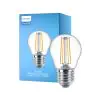 Philips Corepro LED Lustre E27 Boule Filament Claire 4.3W 470lm - 827 Blanc Très Chaud | Équivalent 40W