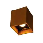 SLV Up/Down Applique Murale Acier Rouille Carré 14W 548lm - 830-840 CCT | Extérieur - IP65