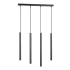 Emibig Suspension Luminaire Selter Acier Noir | Convient pour 4x G9 - Max 8W