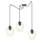 Emibig Suspension Luminaire Level Acier Noir | Convient pour 3x E27 - Max 15W