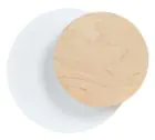 Emibig Applique Murale Cercle Acier Blanc | Convient pour 1x G9 - Max 8W