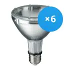 Lot 6x Philips MASTERColour E27 CDM-R Elite PAR30L 70W 40D - 930 Blanc Chaud | Meilleur rendu des couleurs