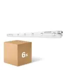 Lot 6x Ledvance Réglette LED Étanche Imperméable 46W 6400lm - 840 Blanc Froid | 150cm