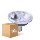 Lot 10x Noxion Lucent Spot LED AR70 BA15d 6W 350lm 36D - 927 Blanc Très Chaud | Meilleur Rendu Des Couleurs - Dimmable - Équivalent 50W