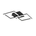 Eglo Plafonnier RGBic Acier Noir 19.6W 2100lm - 830 Blanc Chaud + RGB | Dimmable
