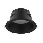 Noxion Downlight LED Hera Profond Encastré Noir 15W 1500lm 80D - 827-830-840 CCT | 176mm - Diamètre 150mm