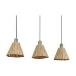 Ledvance LED Hanglamp Decor Rotan Lineair Bruin | Geschikt voor 3x E27