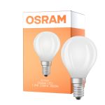 Osram LED Classic LED E14 Peer Filament Mat 1.2W 255lm - 840 Koel Wit | Vervangt 25W