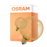 Osram Decor Spiral E27 Globe Filament Goud 3.5W 170lm - 818 Zeer Warm Wit | Dimbaar - Vervangt 15W