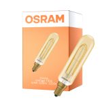 Osram Vintage 1906 LED Special Shapes E14 Tubular Amber 4.8W 420lm - 822 Zeer Warm Wit | Dimbaar - Vervangt 40W