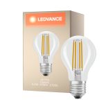 Ledvance Classic LED E27 Peer Filament Helder 4.2W 470lm - 927 Zeer Warm Wit | Beste Kleurweergave - Dimbaar - Vervangt 40W