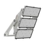 Ledvance LED Floodlight Max Radial 10 Aluminium Grijs 1800W 252900lm 180D - 830 Warm Wit | IP66 - Symmetrisch