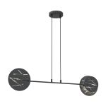 Emibig Hanglamp Xotic Staal Zwart | Geschikt voor 2x E27 - Max 15W