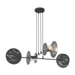 Emibig Hanglamp Xotic Staal Zwart | Geschikt voor 4x E27 - Max 15W