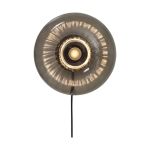 It's about RoMi Wandlamp Brussels Glas Zwart | Geschikt voor 1x E27 