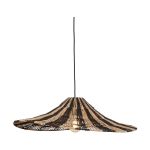 Good&Mojo Hanglamp Cuzco Jute Zwart/Natural | Geschikt voor 1x E27 
