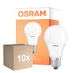 Voordeelpak 10x Osram Parathom LED Star E27 Peer Mat 8.5W 806lm - 827 Zeer Warm Wit | Vervangt 60W