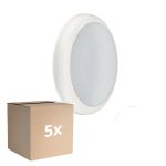 Voordeelpak 5x Philips LED Bulkhead Ledinaire WL070V Gen 2 Wit 17W 1700lm - 830-840 CCT | 300mm - IP65